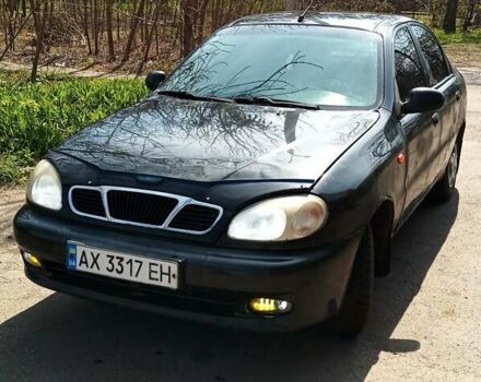 Черный ЗАЗ Ланос, объемом двигателя 1.4 л и пробегом 260 тыс. км за 1800 $, фото 1 на Automoto.ua