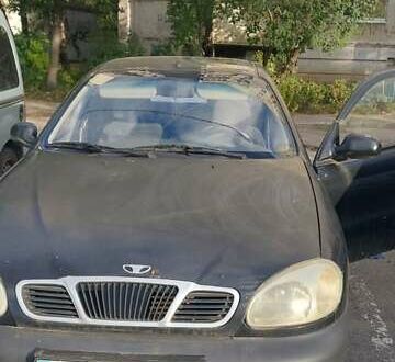 Чорний ЗАЗ Ланос, об'ємом двигуна 1.39 л та пробігом 150 тис. км за 1600 $, фото 1 на Automoto.ua