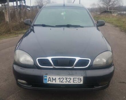 Чорний ЗАЗ Ланос, об'ємом двигуна 1.39 л та пробігом 226 тис. км за 1700 $, фото 1 на Automoto.ua