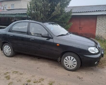 Чорний ЗАЗ Ланос, об'ємом двигуна 1.5 л та пробігом 75 тис. км за 3200 $, фото 1 на Automoto.ua