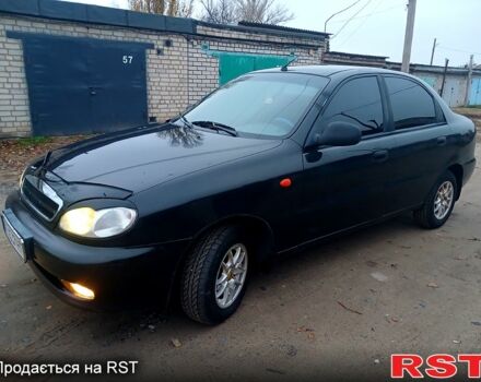 Черный ЗАЗ Ланос, объемом двигателя 1.5 л и пробегом 240 тыс. км за 3000 $, фото 1 на Automoto.ua