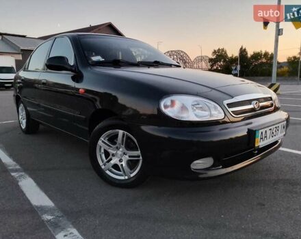 Чорний ЗАЗ Ланос, об'ємом двигуна 1.5 л та пробігом 55 тис. км за 3900 $, фото 1 на Automoto.ua