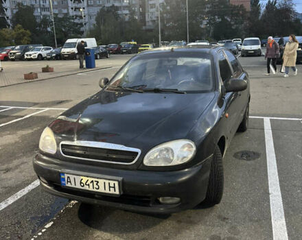 Чорний ЗАЗ Ланос, об'ємом двигуна 1.5 л та пробігом 327 тис. км за 1800 $, фото 1 на Automoto.ua