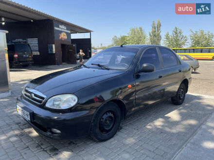 Чорний ЗАЗ Ланос, об'ємом двигуна 1.5 л та пробігом 184 тис. км за 2500 $, фото 1 на Automoto.ua