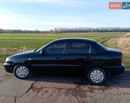 Черный ЗАЗ Ланос, объемом двигателя 1.5 л и пробегом 106 тыс. км за 3200 $, фото 1 на Automoto.ua