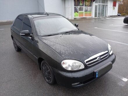 Черный ЗАЗ Ланос, объемом двигателя 1.5 л и пробегом 150 тыс. км за 1500 $, фото 1 на Automoto.ua