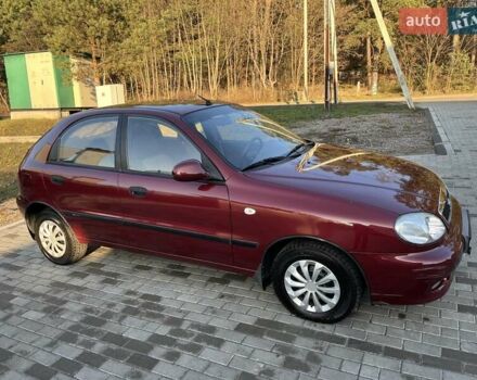 Красный ЗАЗ Ланос, объемом двигателя 1.4 л и пробегом 60 тыс. км за 4100 $, фото 1 на Automoto.ua