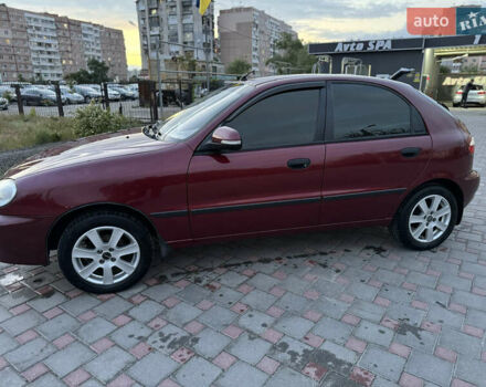 Красный ЗАЗ Ланос, объемом двигателя 1.5 л и пробегом 110 тыс. км за 4250 $, фото 1 на Automoto.ua