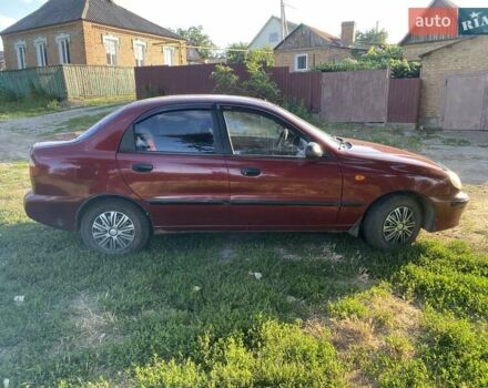 Червоний ЗАЗ Ланос, об'ємом двигуна 1.3 л та пробігом 230 тис. км за 2100 $, фото 3 на Automoto.ua