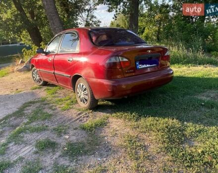 Червоний ЗАЗ Ланос, об'ємом двигуна 1.3 л та пробігом 230 тис. км за 2100 $, фото 4 на Automoto.ua