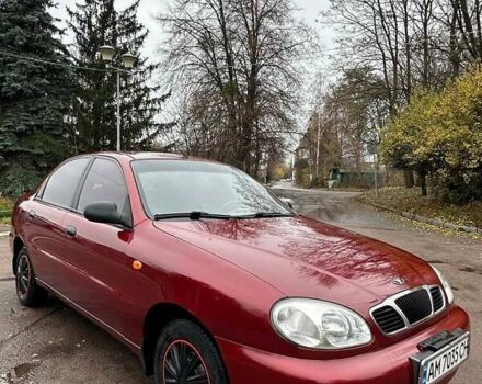 Красный ЗАЗ Ланос, объемом двигателя 1.3 л и пробегом 192 тыс. км за 2300 $, фото 7 на Automoto.ua