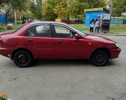 Червоний ЗАЗ Ланос, об'ємом двигуна 1.5 л та пробігом 200 тис. км за 1800 $, фото 9 на Automoto.ua