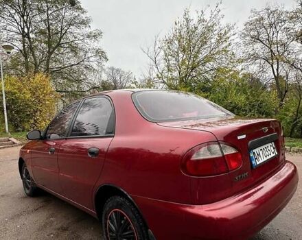 Красный ЗАЗ Ланос, объемом двигателя 1.3 л и пробегом 192 тыс. км за 2300 $, фото 9 на Automoto.ua