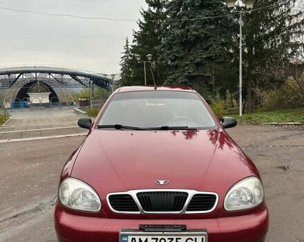 Красный ЗАЗ Ланос, объемом двигателя 1.3 л и пробегом 192 тыс. км за 2300 $, фото 5 на Automoto.ua