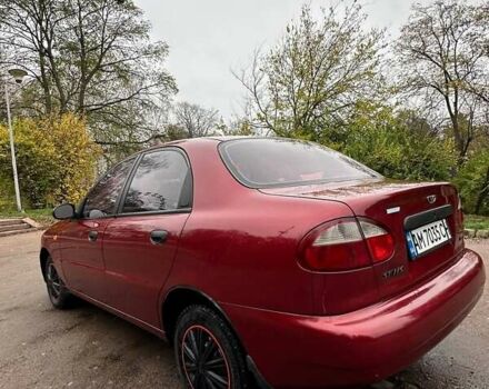 Красный ЗАЗ Ланос, объемом двигателя 1.3 л и пробегом 192 тыс. км за 2300 $, фото 13 на Automoto.ua