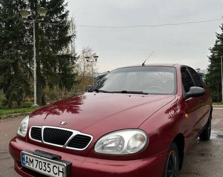 Красный ЗАЗ Ланос, объемом двигателя 1.3 л и пробегом 192 тыс. км за 2300 $, фото 2 на Automoto.ua