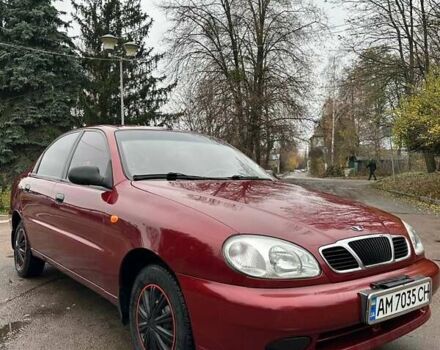 Красный ЗАЗ Ланос, объемом двигателя 1.3 л и пробегом 192 тыс. км за 2300 $, фото 6 на Automoto.ua