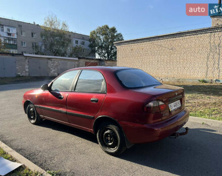 Красный ЗАЗ Ланос, объемом двигателя 1.39 л и пробегом 227 тыс. км за 1600 $, фото 4 на Automoto.ua