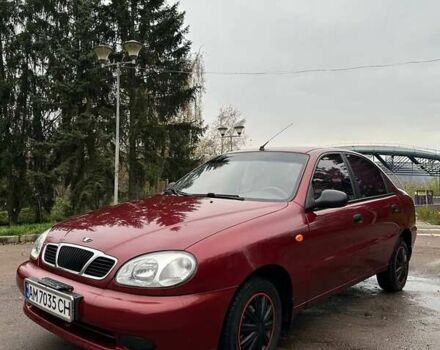 Красный ЗАЗ Ланос, объемом двигателя 1.3 л и пробегом 192 тыс. км за 2300 $, фото 4 на Automoto.ua