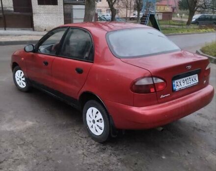 Красный ЗАЗ Ланос, объемом двигателя 1.4 л и пробегом 198 тыс. км за 1750 $, фото 2 на Automoto.ua