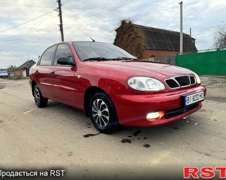 Червоний ЗАЗ Ланос, об'ємом двигуна 1.4 л та пробігом 44 тис. км за 3700 $, фото 7 на Automoto.ua