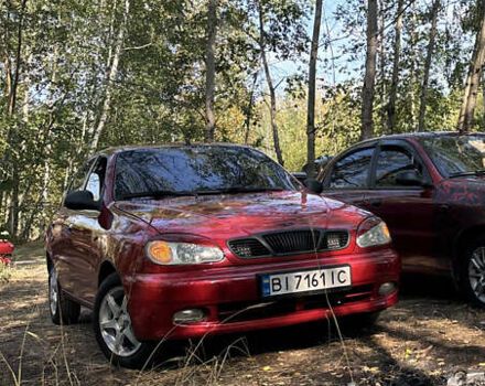 Червоний ЗАЗ Ланос, об'ємом двигуна 1.39 л та пробігом 190 тис. км за 2500 $, фото 2 на Automoto.ua