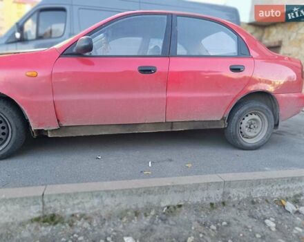 Червоний ЗАЗ Ланос, об'ємом двигуна 1.39 л та пробігом 250 тис. км за 850 $, фото 1 на Automoto.ua