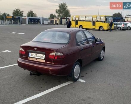 Червоний ЗАЗ Ланос, об'ємом двигуна 1.39 л та пробігом 226 тис. км за 2200 $, фото 5 на Automoto.ua