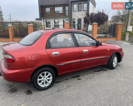 Красный ЗАЗ Ланос, объемом двигателя 1.39 л и пробегом 180 тыс. км за 1750 $, фото 3 на Automoto.ua