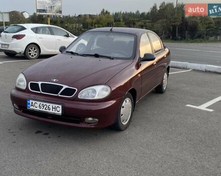 Червоний ЗАЗ Ланос, об'ємом двигуна 1.39 л та пробігом 226 тис. км за 2200 $, фото 1 на Automoto.ua