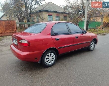 Красный ЗАЗ Ланос, объемом двигателя 1.39 л и пробегом 254 тыс. км за 1500 $, фото 3 на Automoto.ua