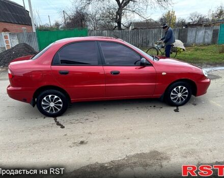 Червоний ЗАЗ Ланос, об'ємом двигуна 1.4 л та пробігом 44 тис. км за 3700 $, фото 6 на Automoto.ua