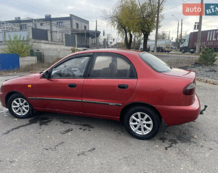 Красный ЗАЗ Ланос, объемом двигателя 1.39 л и пробегом 180 тыс. км за 1750 $, фото 6 на Automoto.ua