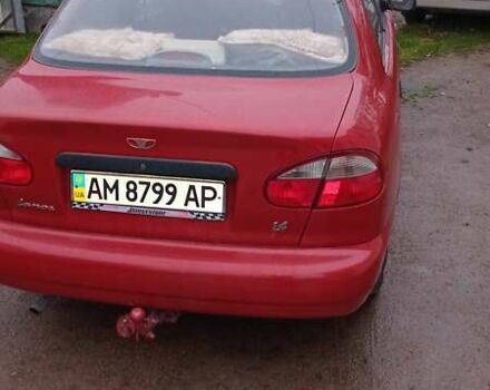 Красный ЗАЗ Ланос, объемом двигателя 1.4 л и пробегом 180 тыс. км за 2450 $, фото 2 на Automoto.ua