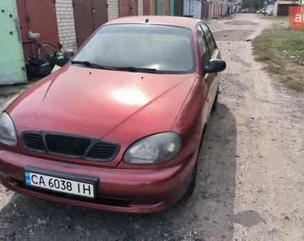 Червоний ЗАЗ Ланос, об'ємом двигуна 1.4 л та пробігом 212 тис. км за 2300 $, фото 1 на Automoto.ua