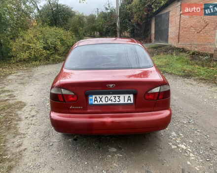 Красный ЗАЗ Ланос, объемом двигателя 1.5 л и пробегом 200 тыс. км за 1950 $, фото 5 на Automoto.ua