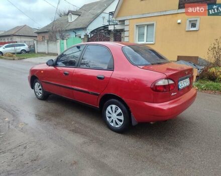 Красный ЗАЗ Ланос, объемом двигателя 1.39 л и пробегом 254 тыс. км за 1500 $, фото 2 на Automoto.ua
