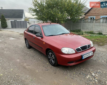 Красный ЗАЗ Ланос, объемом двигателя 1.5 л и пробегом 200 тыс. км за 1950 $, фото 7 на Automoto.ua