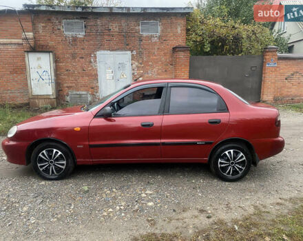 Красный ЗАЗ Ланос, объемом двигателя 1.5 л и пробегом 200 тыс. км за 1950 $, фото 2 на Automoto.ua