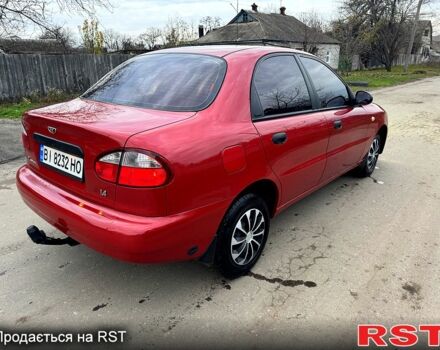 Червоний ЗАЗ Ланос, об'ємом двигуна 1.4 л та пробігом 44 тис. км за 3700 $, фото 5 на Automoto.ua
