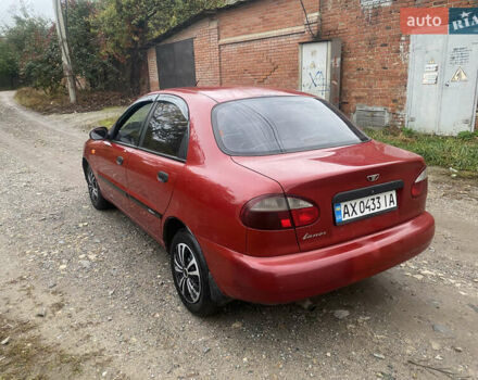 Красный ЗАЗ Ланос, объемом двигателя 1.5 л и пробегом 200 тыс. км за 1950 $, фото 4 на Automoto.ua