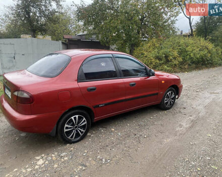 Красный ЗАЗ Ланос, объемом двигателя 1.5 л и пробегом 200 тыс. км за 1950 $, фото 10 на Automoto.ua
