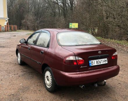 Красный ЗАЗ Ланос, объемом двигателя 1.6 л и пробегом 185 тыс. км за 2300 $, фото 3 на Automoto.ua