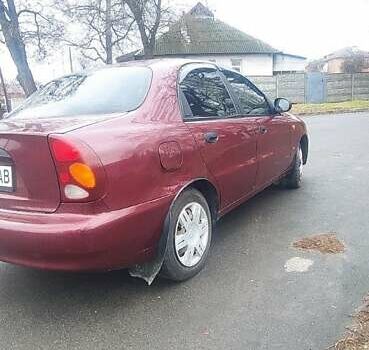 Красный ЗАЗ Ланос, объемом двигателя 1.5 л и пробегом 214 тыс. км за 2650 $, фото 3 на Automoto.ua