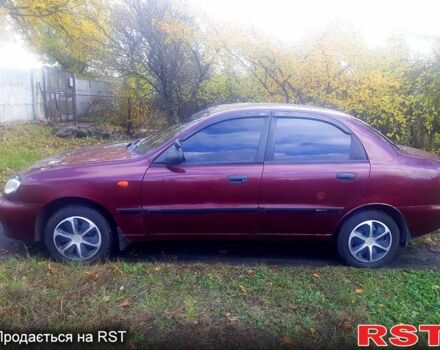 Червоний ЗАЗ Ланос, об'ємом двигуна 1.6 л та пробігом 227 тис. км за 2000 $, фото 1 на Automoto.ua