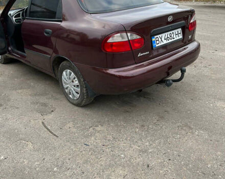 Красный ЗАЗ Ланос, объемом двигателя 1.39 л и пробегом 123 тыс. км за 3000 $, фото 7 на Automoto.ua