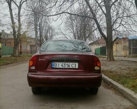 Червоний ЗАЗ Ланос, об'ємом двигуна 1.5 л та пробігом 164 тис. км за 2500 $, фото 8 на Automoto.ua