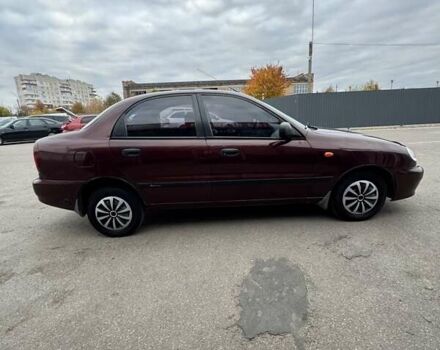 Красный ЗАЗ Ланос, объемом двигателя 1.5 л и пробегом 208 тыс. км за 3450 $, фото 3 на Automoto.ua