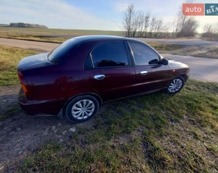 Красный ЗАЗ Ланос, объемом двигателя 1.5 л и пробегом 175 тыс. км за 2900 $, фото 2 на Automoto.ua