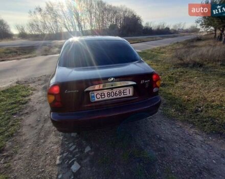 Красный ЗАЗ Ланос, объемом двигателя 1.5 л и пробегом 175 тыс. км за 2900 $, фото 3 на Automoto.ua